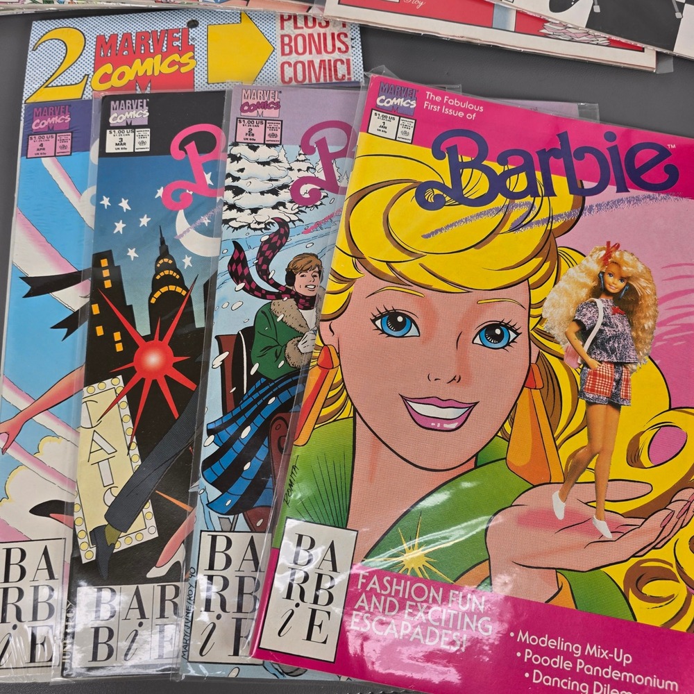Vintage 31 Marvel Barbie Comic Book Lot Issue 1-8 10-17 1991 & Fashion 2-8 10-17 - Picture 3 of 16